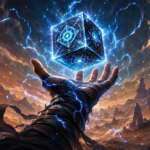 Mão com um Cubo Prisbérion.